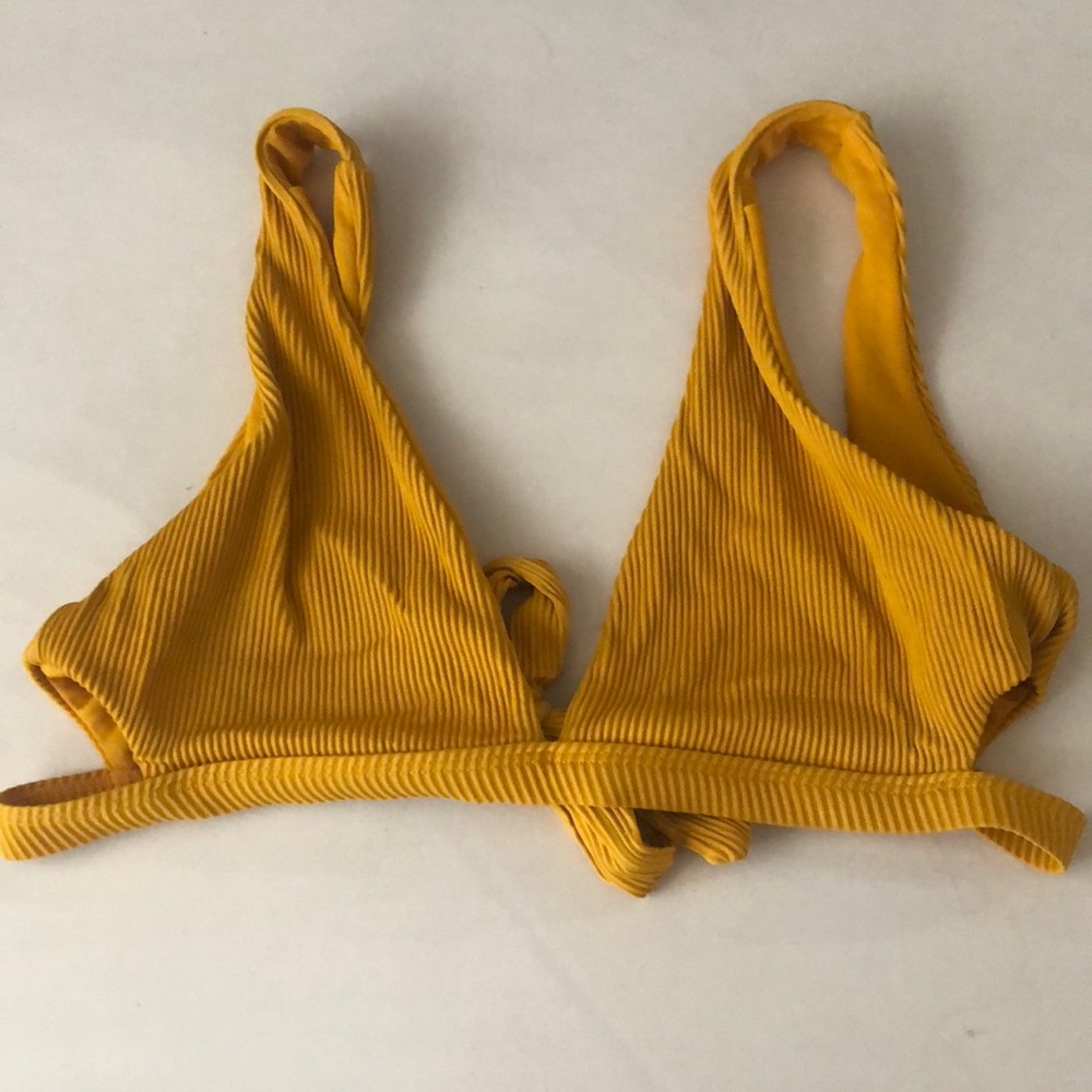 Yellow swim top